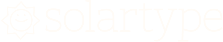 The Solar Type wordmark
